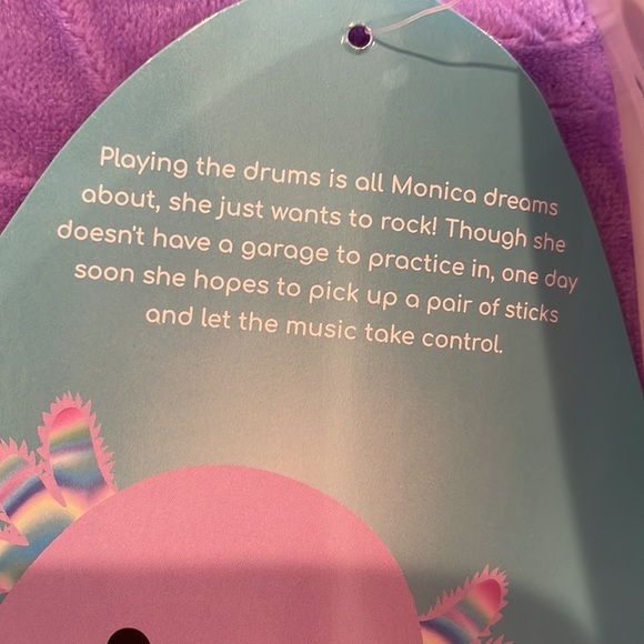 LAST NWT XXL 20” Monica / Xho the Purple Axolotl Squishmallow - Picture 6 of 7